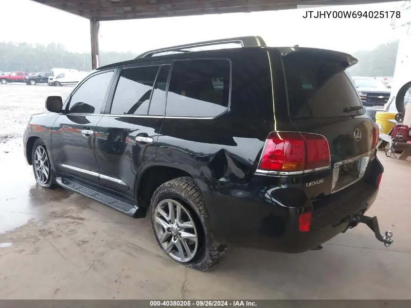 JTJHY00W694025178 2009 Lexus Lx 570