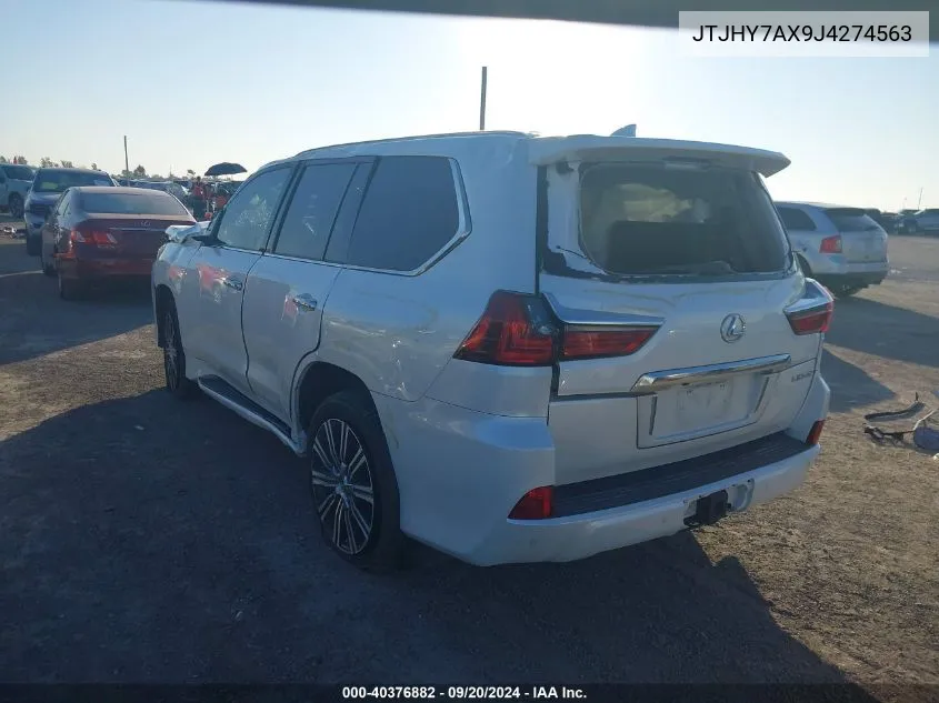 JTJHY7AX9J4274563 2018 Lexus Lx 570 Three-Row