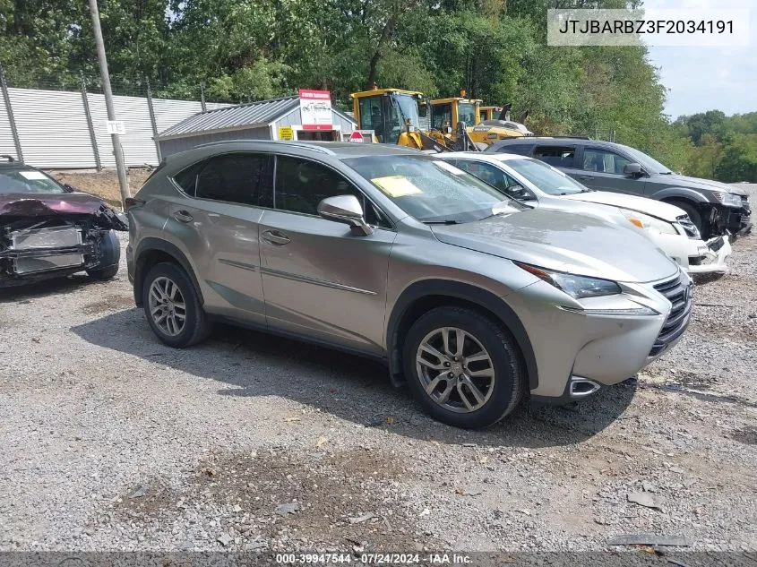 JTJBARBZ3F2034191 2015 Lexus Nx 200T