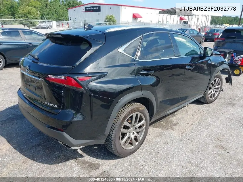 JTJBARBZ3F2032778 2015 Lexus Nx 200T