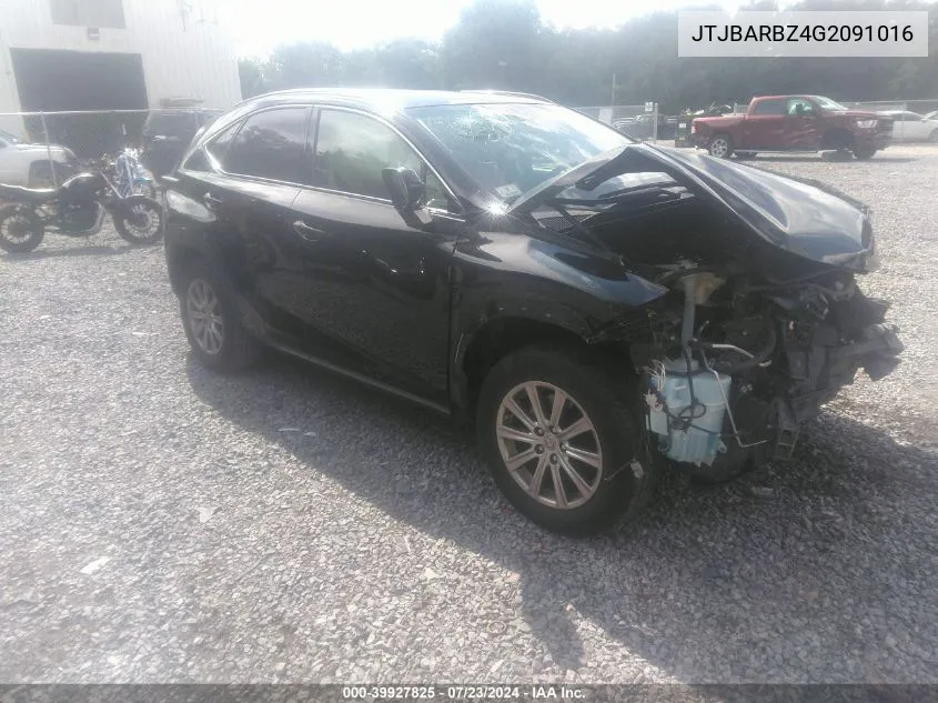 JTJBARBZ4G2091016 2016 Lexus Nx 200T