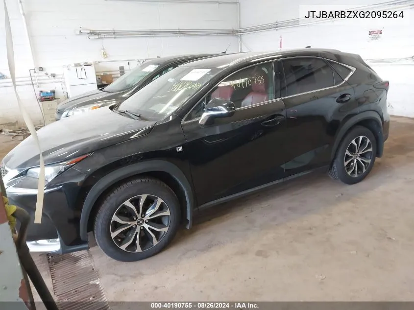 JTJBARBZXG2095264 2016 Lexus Nx 200T F Sport