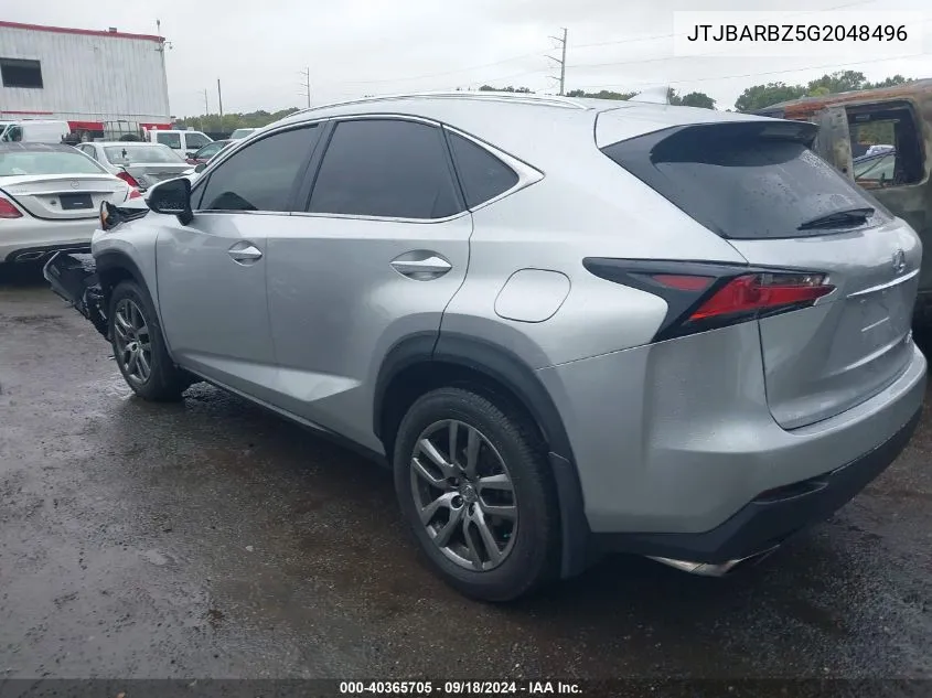 JTJBARBZ5G2048496 2016 Lexus Nx 200T/Base/F Sport