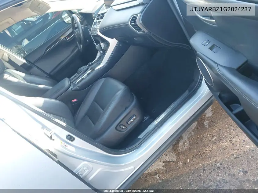 JTJYARBZ1G2024237 2016 Lexus Nx 200T