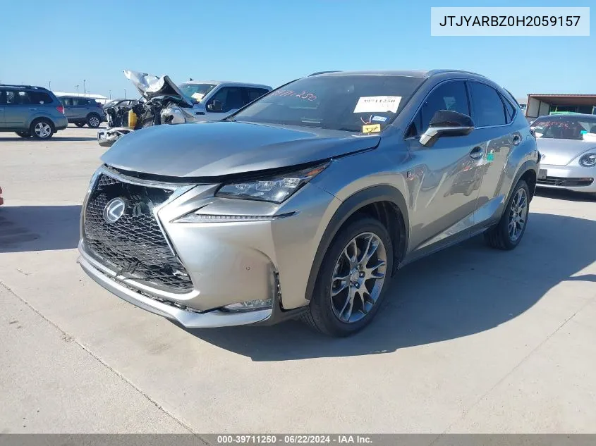 JTJYARBZ0H2059157 2017 Lexus Nx 200T F Sport