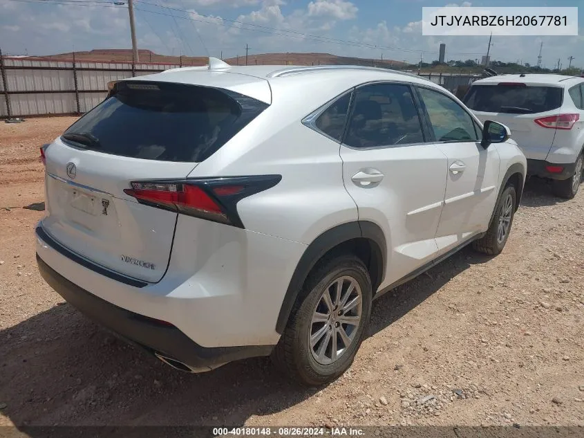 JTJYARBZ6H2067781 2017 Lexus Nx 200T/Base/F Sport