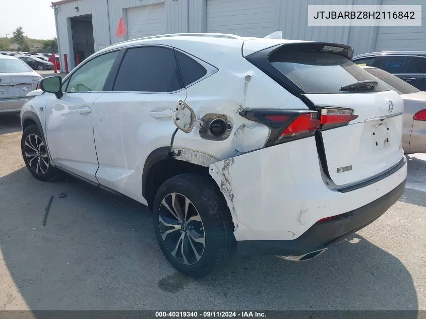 JTJBARBZ8H2116842 2017 Lexus Nx 200T F Sport