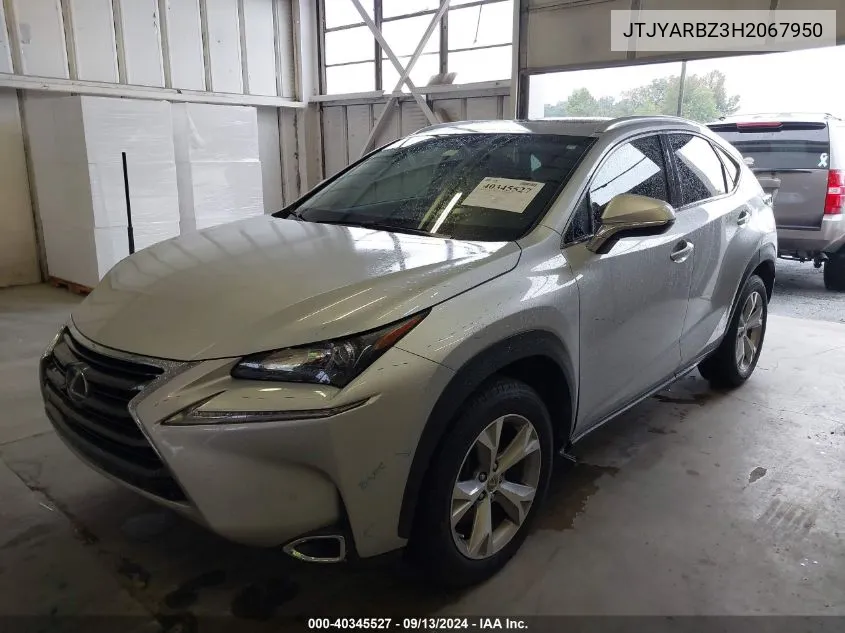 JTJYARBZ3H2067950 2017 Lexus Nx 200T 200T/Base/F Sport