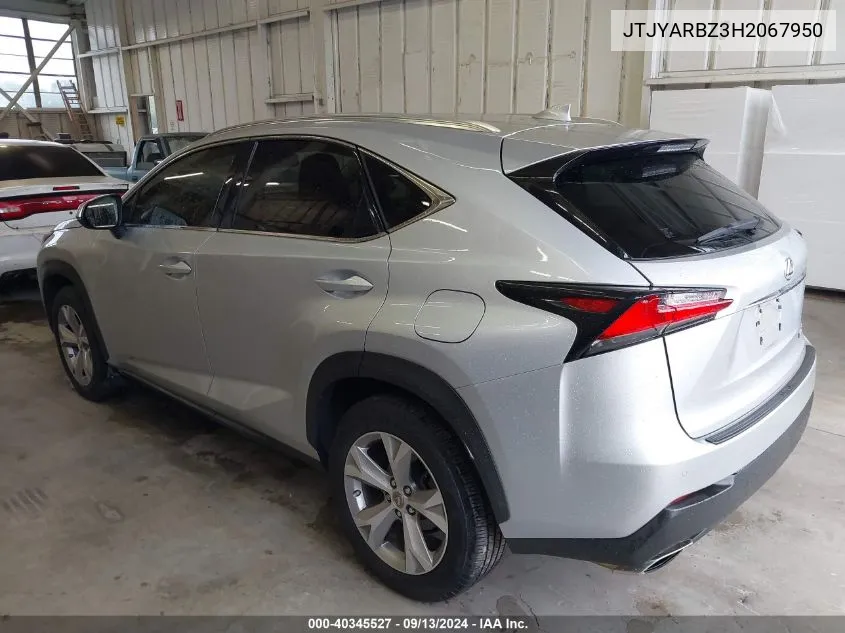 JTJYARBZ3H2067950 2017 Lexus Nx 200T 200T/Base/F Sport