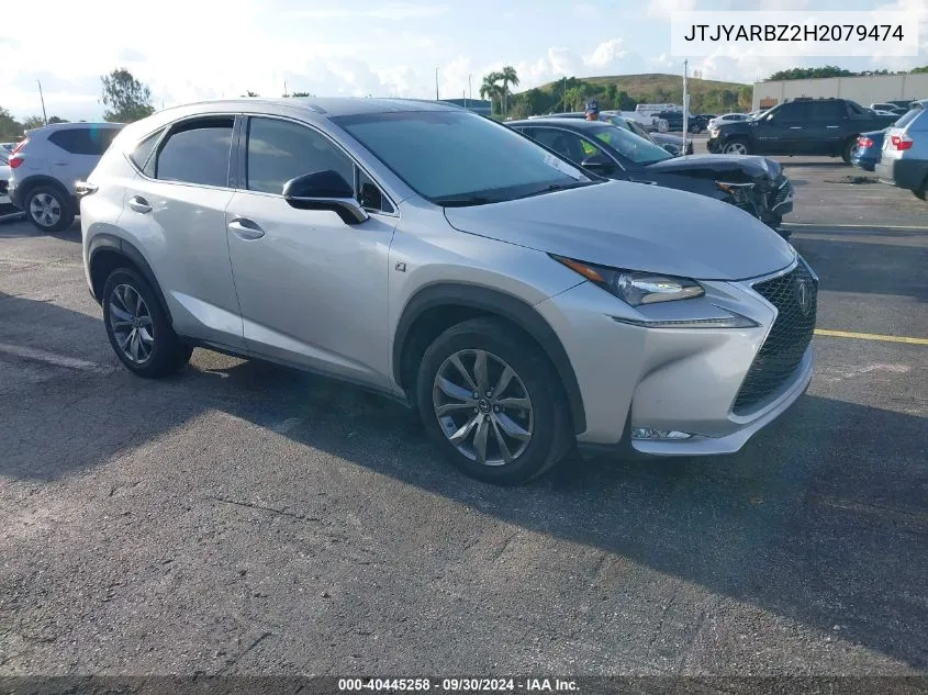 JTJYARBZ2H2079474 2017 Lexus Nx 200T F Sport