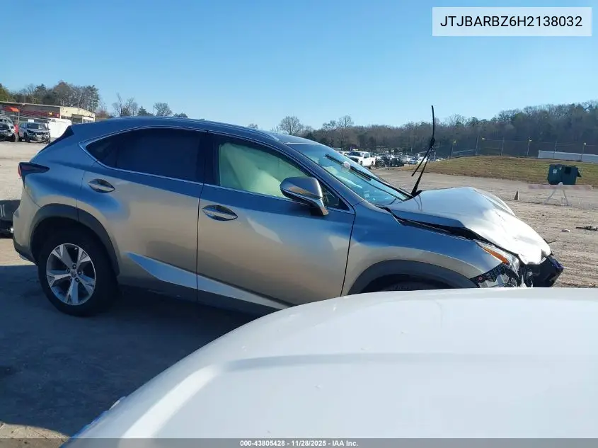JTJBARBZ6H2138032 2017 Lexus Nx 200T