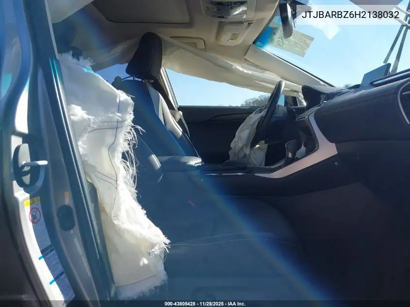 JTJBARBZ6H2138032 2017 Lexus Nx 200T