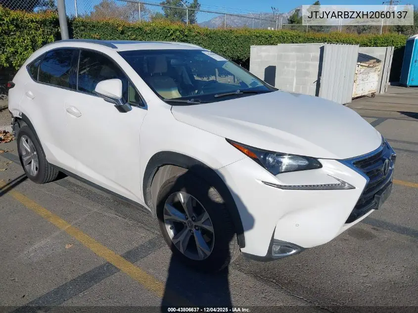 JTJYARBZXH2060137 2017 Lexus Nx 200T