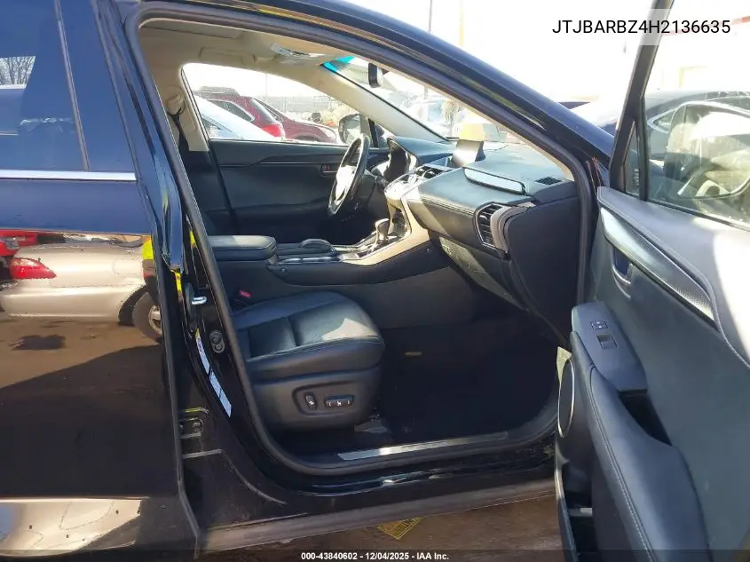 JTJBARBZ4H2136635 2017 Lexus Nx 200T
