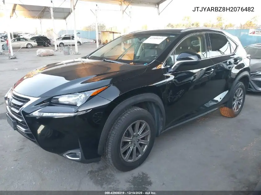 JTJYARBZ8H2076482 2017 Lexus Nx 200T