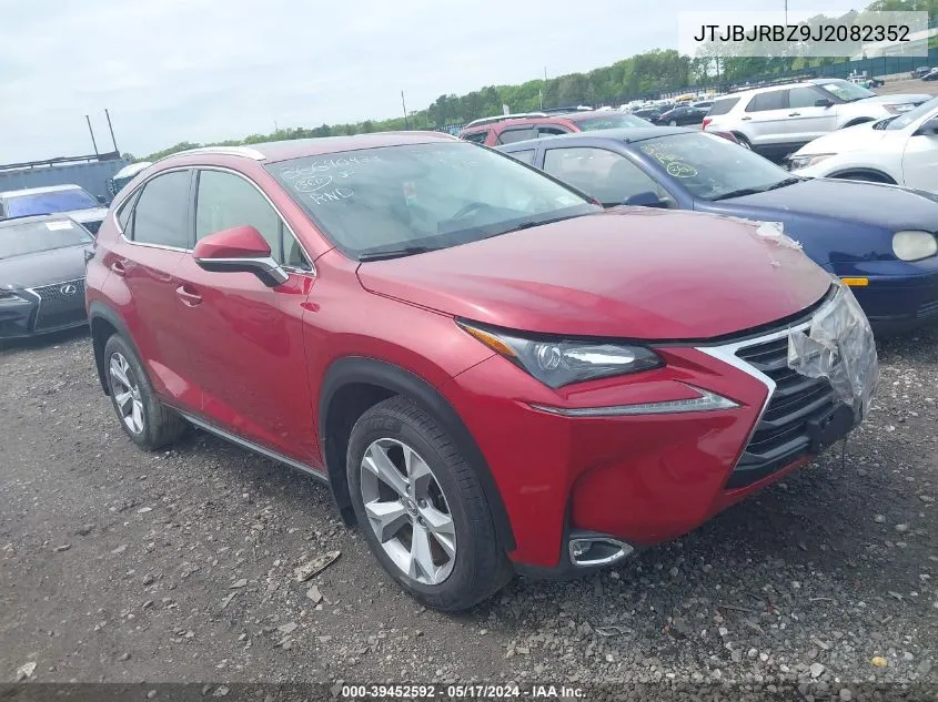 JTJBJRBZ9J2082352 2018 Lexus Nx 300H