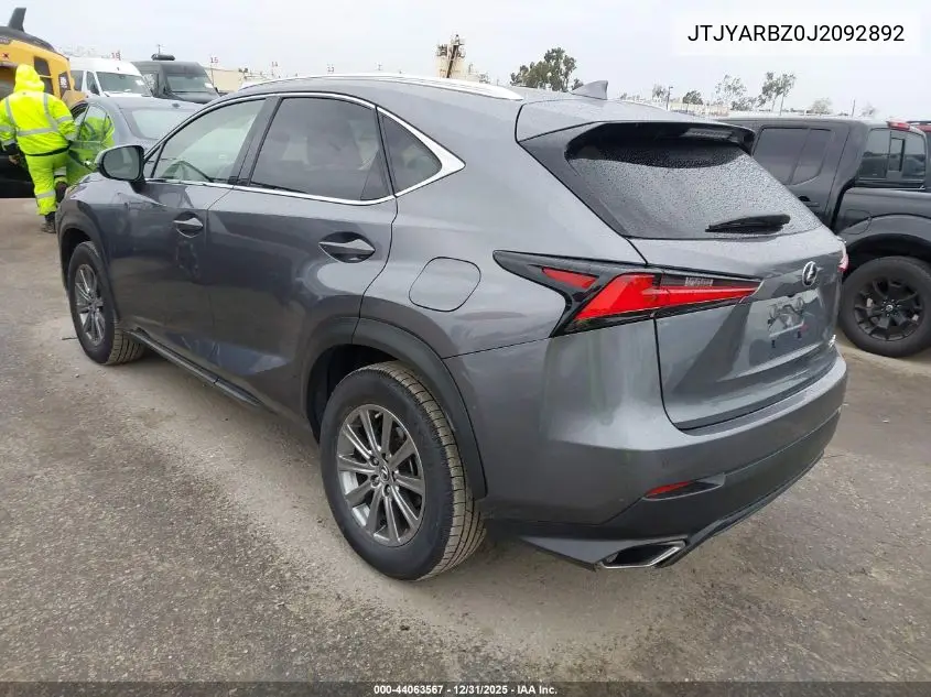 JTJYARBZ0J2092892 2018 Lexus Nx 300