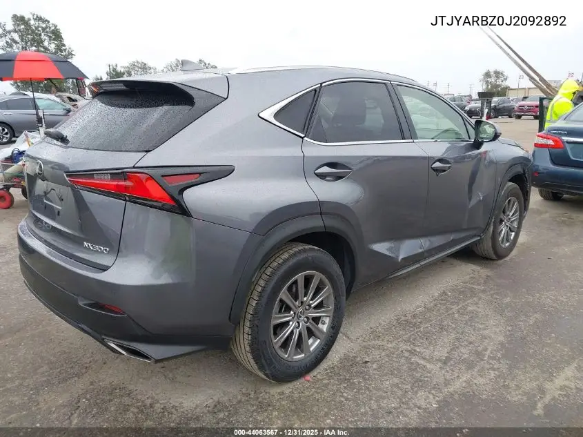 JTJYARBZ0J2092892 2018 Lexus Nx 300
