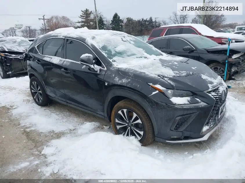 JTJBARBZ3K2214894 2019 Lexus Nx 300 F Sport