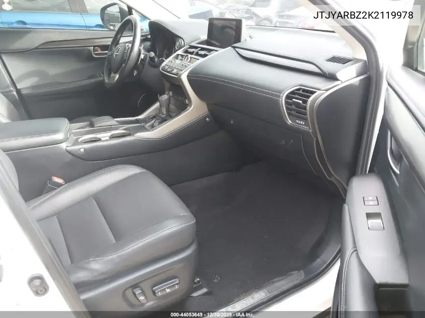 JTJYARBZ2K2119978 2019 Lexus Nx 300