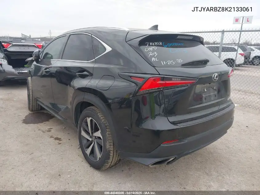 JTJYARBZ8K2133061 2019 Lexus Nx 300