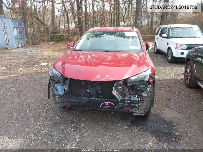 JTJDARDZ4L5018758 2020 Lexus Nx 300
