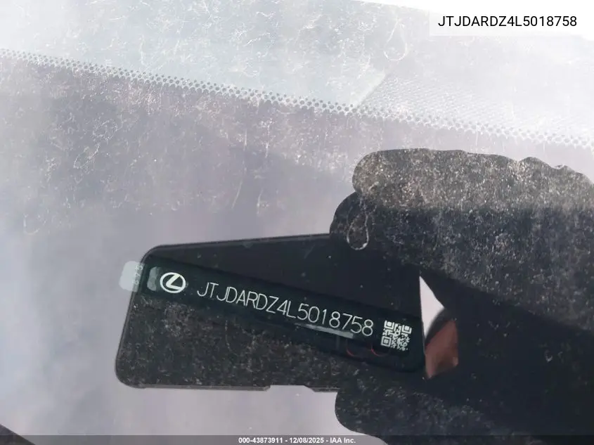 JTJDARDZ4L5018758 2020 Lexus Nx 300