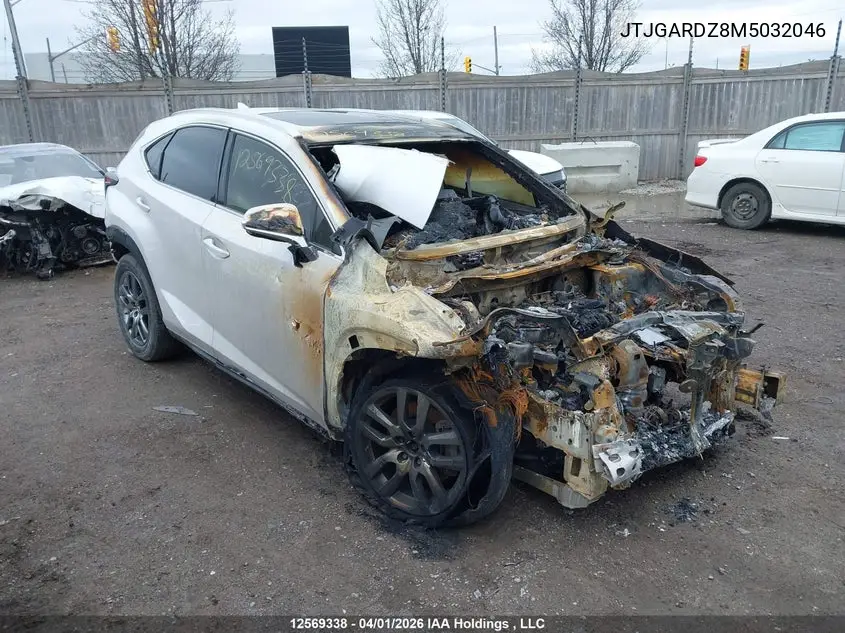 JTJGARDZ8M5032046 2021 Lexus Nx 300