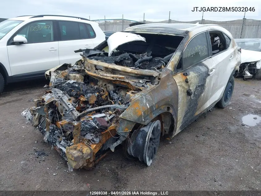 JTJGARDZ8M5032046 2021 Lexus Nx 300