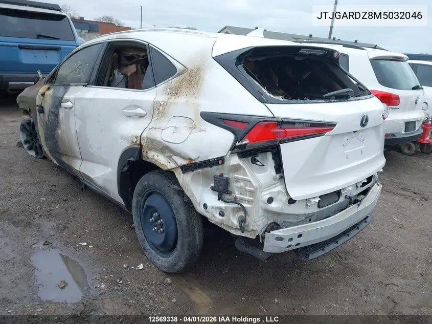 JTJGARDZ8M5032046 2021 Lexus Nx 300
