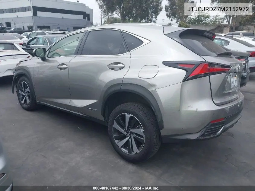 JTJGJRDZ7M2152972 2021 Lexus Nx 300H