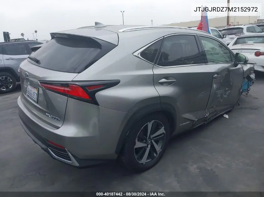 JTJGJRDZ7M2152972 2021 Lexus Nx 300H