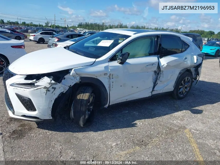 JTJSARBZ7M2196953 2021 Lexus Nx 300 Base/300 Luxury/300 F