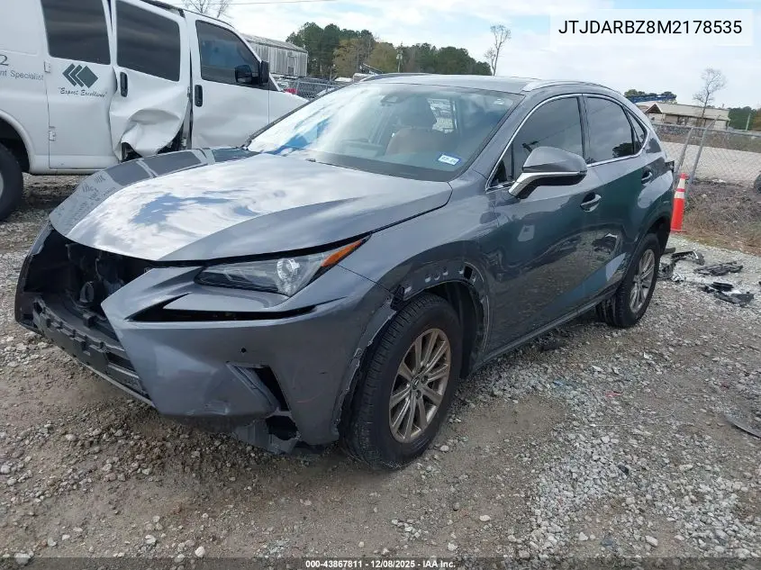 JTJDARBZ8M2178535 2021 Lexus Nx 300