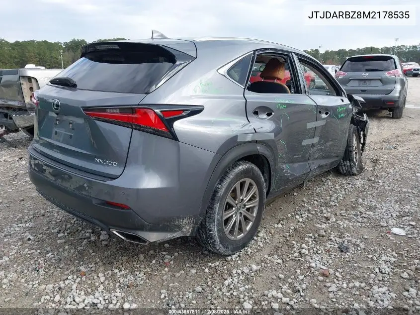 JTJDARBZ8M2178535 2021 Lexus Nx 300