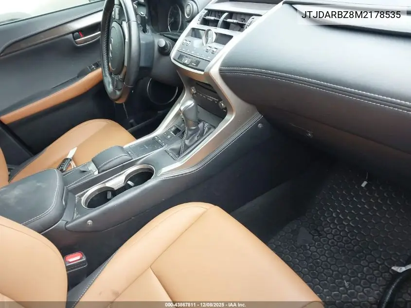 JTJDARBZ8M2178535 2021 Lexus Nx 300
