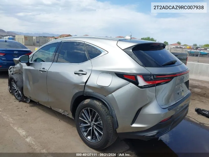 2T2ADCAZ9RC007938 2024 Lexus Nx 250