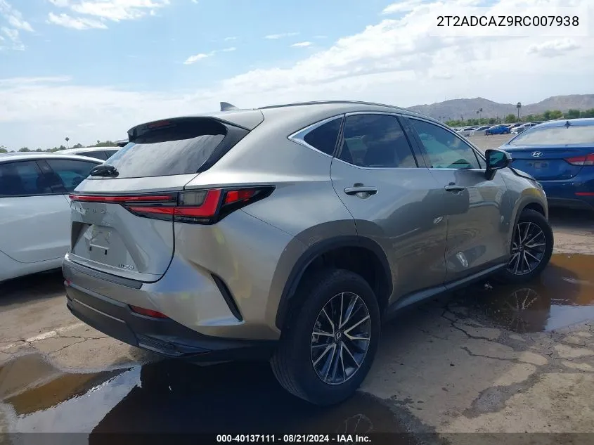 2T2ADCAZ9RC007938 2024 Lexus Nx 250