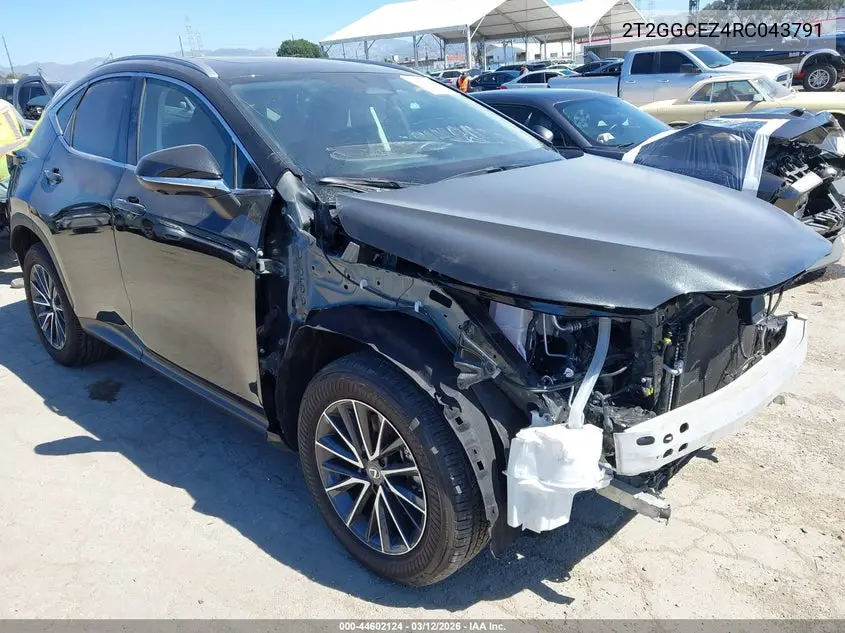 2T2GGCEZ4RC043791 2024 Lexus Nx 350 Premium
