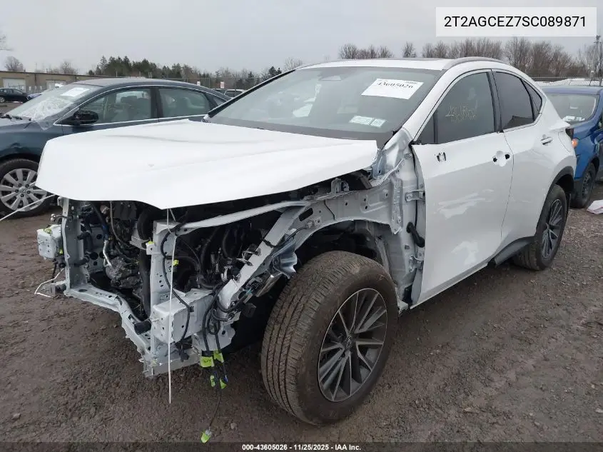 2T2AGCEZ7SC089871 2025 Lexus Nx 350