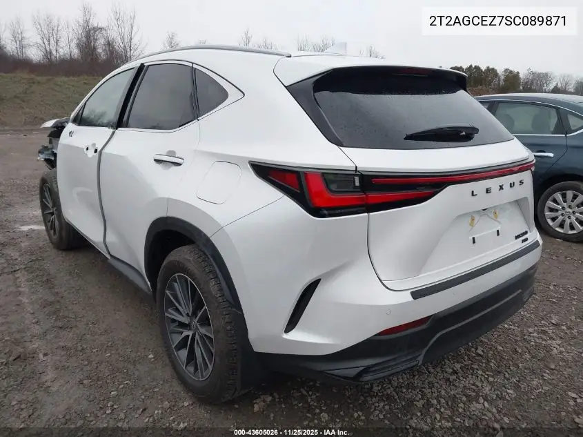 2T2AGCEZ7SC089871 2025 Lexus Nx 350
