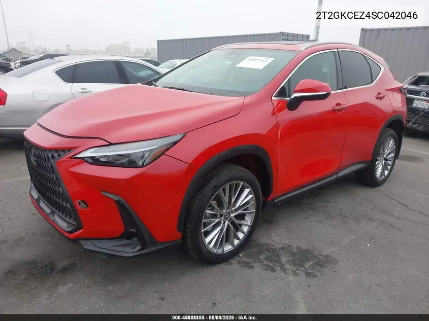 2T2GKCEZ4SC042046 2025 Lexus Nx 350H Premium