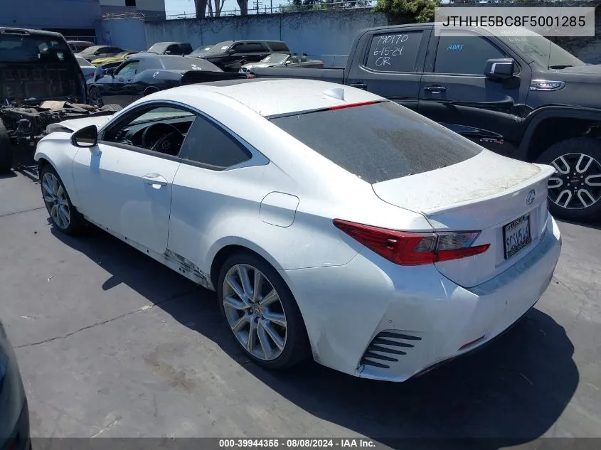 JTHHE5BC8F5001285 2015 Lexus Rc 350