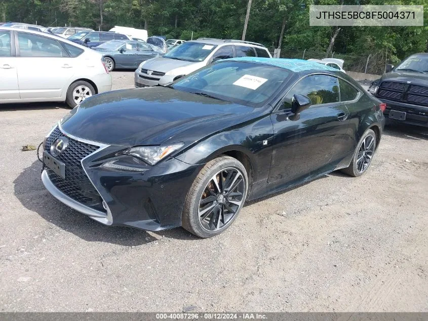 JTHSE5BC8F5004371 2015 Lexus Rc 350