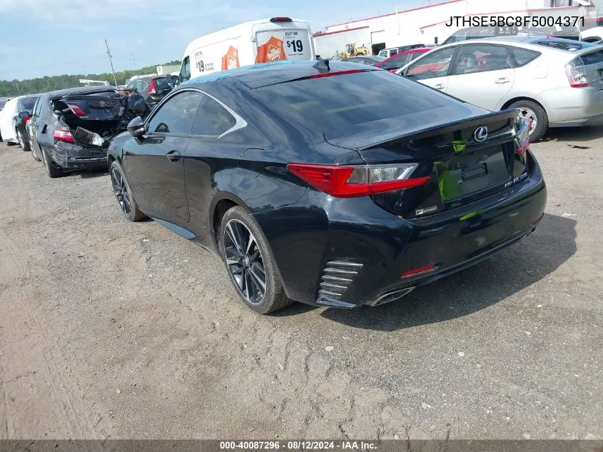 JTHSE5BC8F5004371 2015 Lexus Rc 350