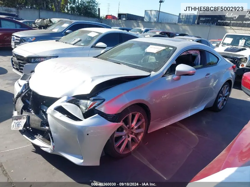 JTHHE5BC8F5002923 2015 Lexus Rc 350