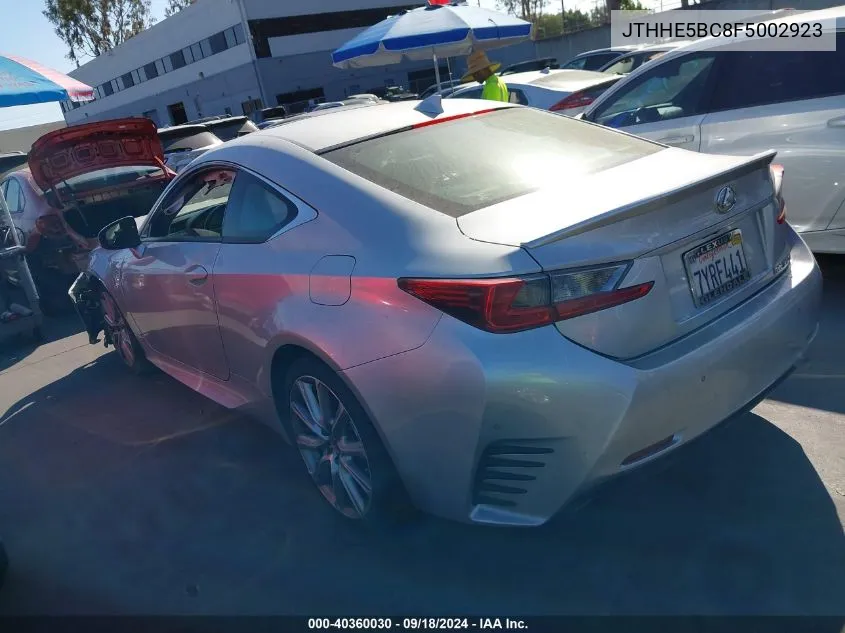 JTHHE5BC8F5002923 2015 Lexus Rc 350