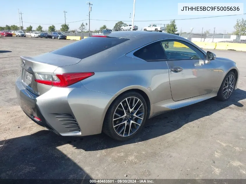 JTHHE5BC9F5005636 2015 Lexus Rc 350