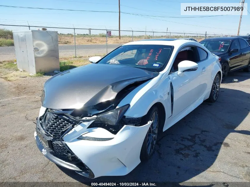 JTHHE5BC8F5007989 2015 Lexus Rc 350