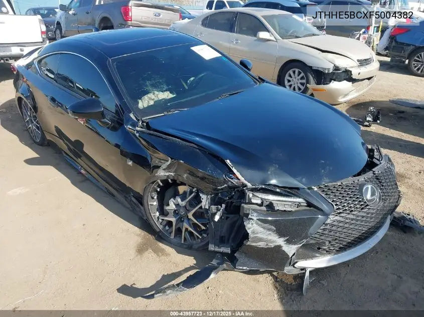 JTHHE5BCXF5004382 2015 Lexus Rc 350